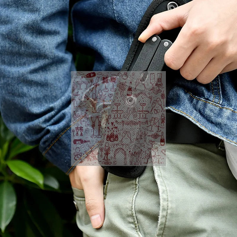 Folding Pliers Bag Cover Sheath Nylon Belt Loop Pocket Carry Storage Torch Holder Waist Bag