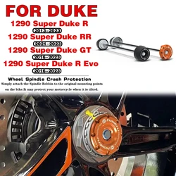 Roda dianteira e traseira para KTM 1290 Super Duke, proteção contra crash, R, RR, GT, R, Evo, 2013, 2014, 2015, 2016, 2017, 2018, 2019, 2020-2023