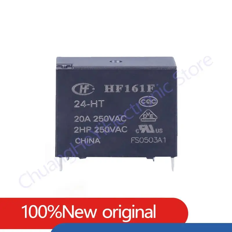 

Original New Relay HF161F-5-HT HF161F-12-HT HF161F-24-HT 20A 4PIN A group of normally open 5V 12V 24V Power Relay