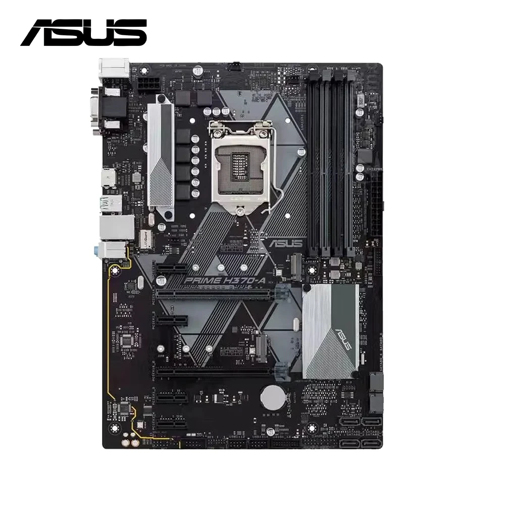 

ASUS LGA 1151 Motherboard PRIME H370-A Supports for Intel Coer i3 8100 9100 9100F i5 8400 8500 9400 9400F 9600KF i7 8700K 9700F