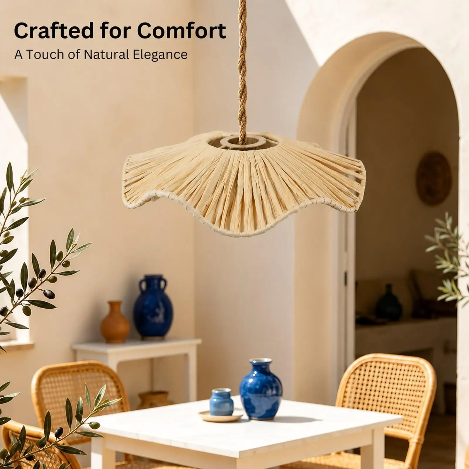 Handmade Lampshade Light Shade Neutral Khaki Lamp Cover for Bedside Reading Nook Living Room Style