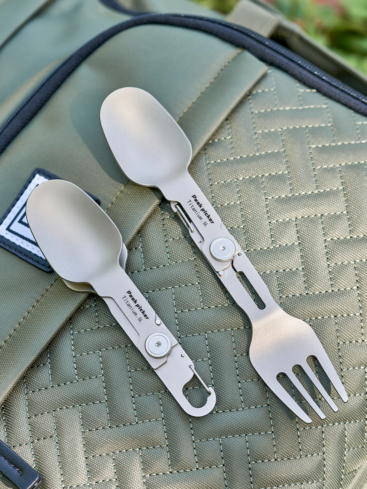 Portable Titanium Alloy Foldin - Camp Spork Set review and price