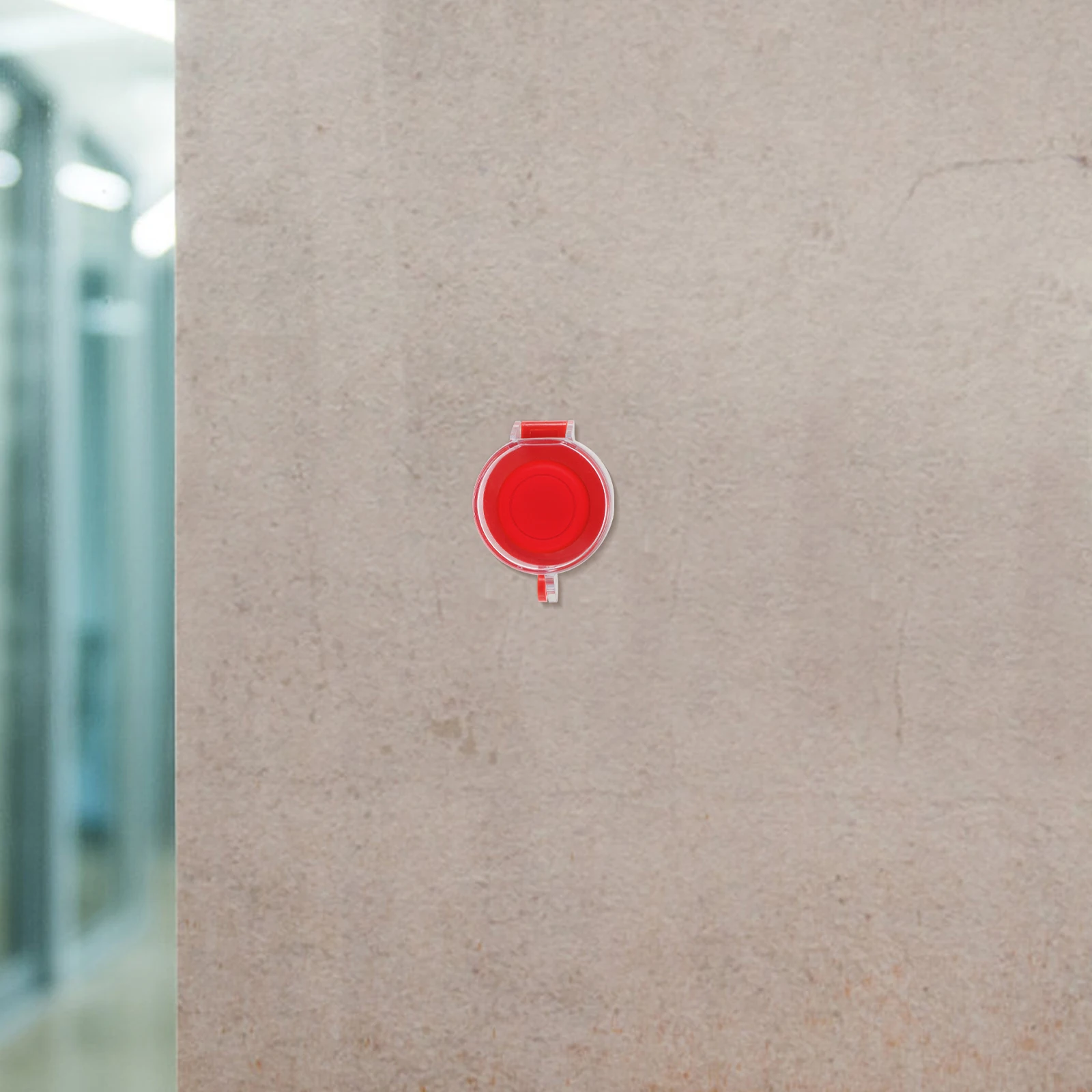 

Emergency Stop Button Guard Clear Protective Cover Impact Resistant Easy Installation Push Button Protector for Industrial