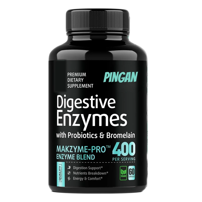 

Digestive Enzymes Containing Probiotics Relieve Bloating and Digestion, Intestinal Health Supplement Papain, 60 Capsules