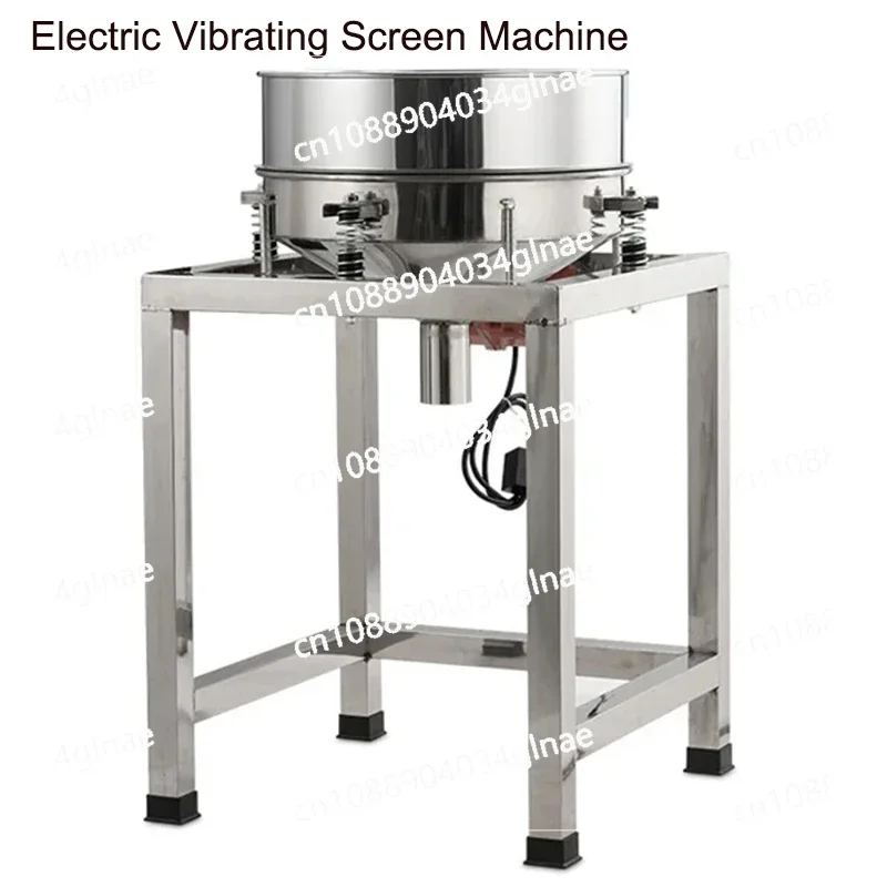 40cm Food Sieve Machine Electric Screen,Electric Screening Machine Vibrating Screen for Powder or Grain Material