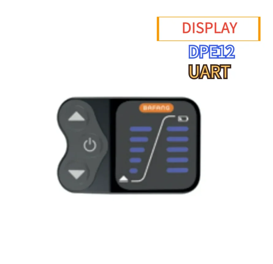 bafang mid-drive motor DPE08 bluetooth display mini minimalist display DPE10 UART protocol electric bike display DPE08