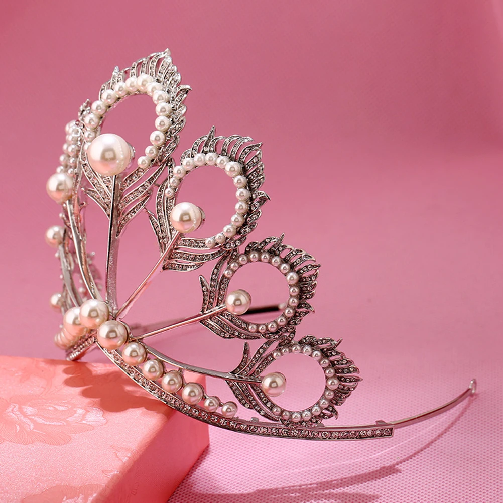 

Bridal Crown Headb Women Hoop Birthday Crown Bridal Headdress Wedding Hair Accessories Bride Headb Styling Tools