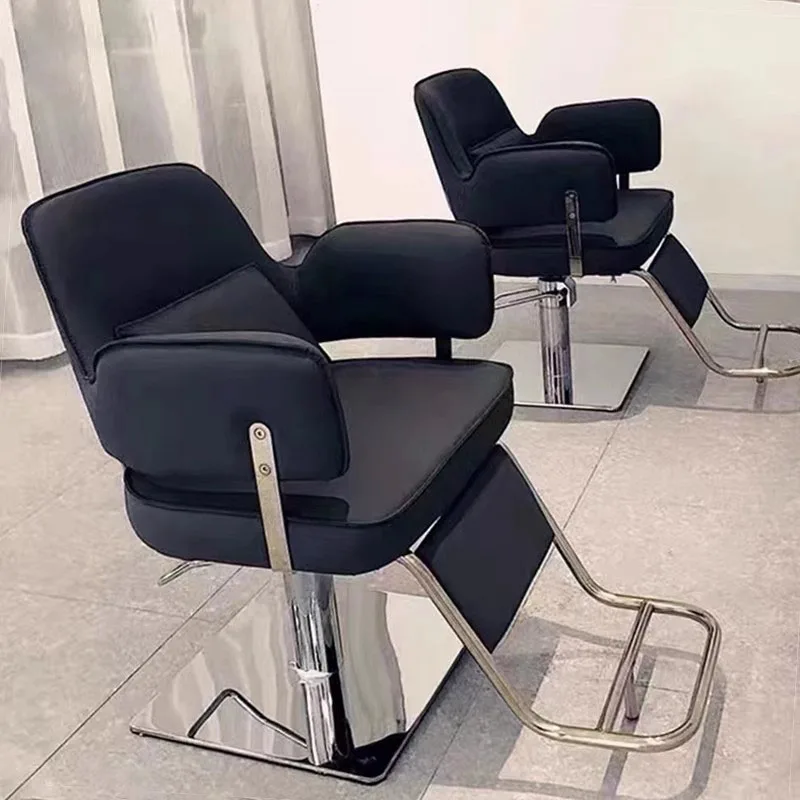 Salon Perm Hair Barber Chair Luxury custom Comfort Advanced Sense Barber Chair Italian Trendy Sillas Home Furniture