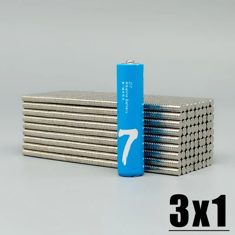 3x1mm Magnet 100-10000pcs 3*1mm Magnet Accessory N35 NdfeB Neodymium Permanent Magnetic Imanes Magnet Fridge Magnets