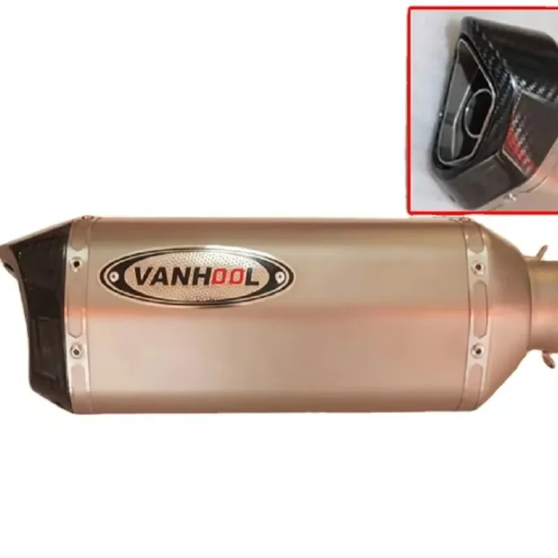 

STLF Factory Direct Selling High Quality AK Universal Exhaust Muffler for Motorcycle Titanium Stainless Steel Exhaust Muffler Pi