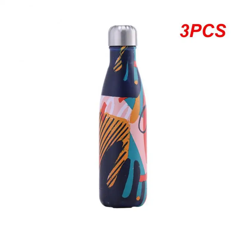 Creative Double-Wall Thermos Cup 304 Stainless Steel Drink Water Bottle High Capacity Sport Water Bottles