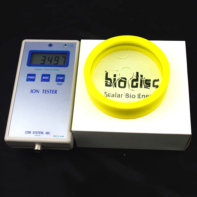 Bio disc 2 Ion Negatif 2500cc Kaca Melingkar Bio Disc Dengan Cincin Pelindung Pembuatan Air Ion Negatif