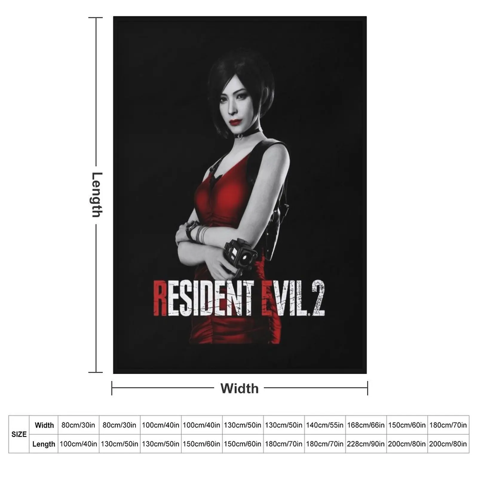 Day Gift for RESIDENT EVIL 2 REMAKE - ADA Throw Blanket heavy to sleep For Baby Bed covers Blankets