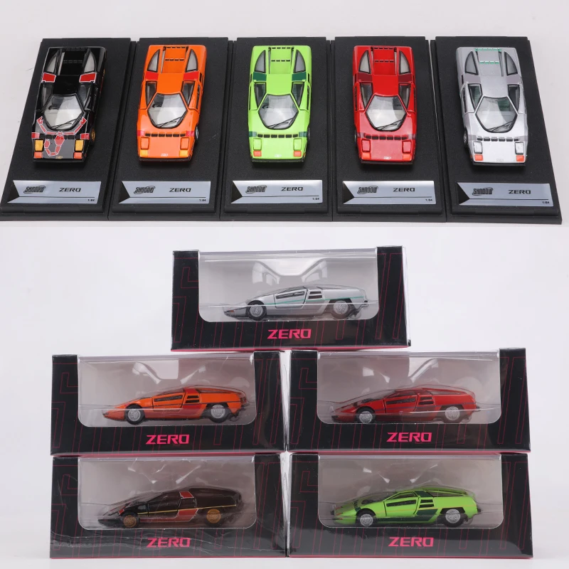 

SHADOW 1:64 Childhood Dream - Zero Scissor Door Sports Car Simulation Alloy car Model, Boys' Toy, Adult collectible ornament.
