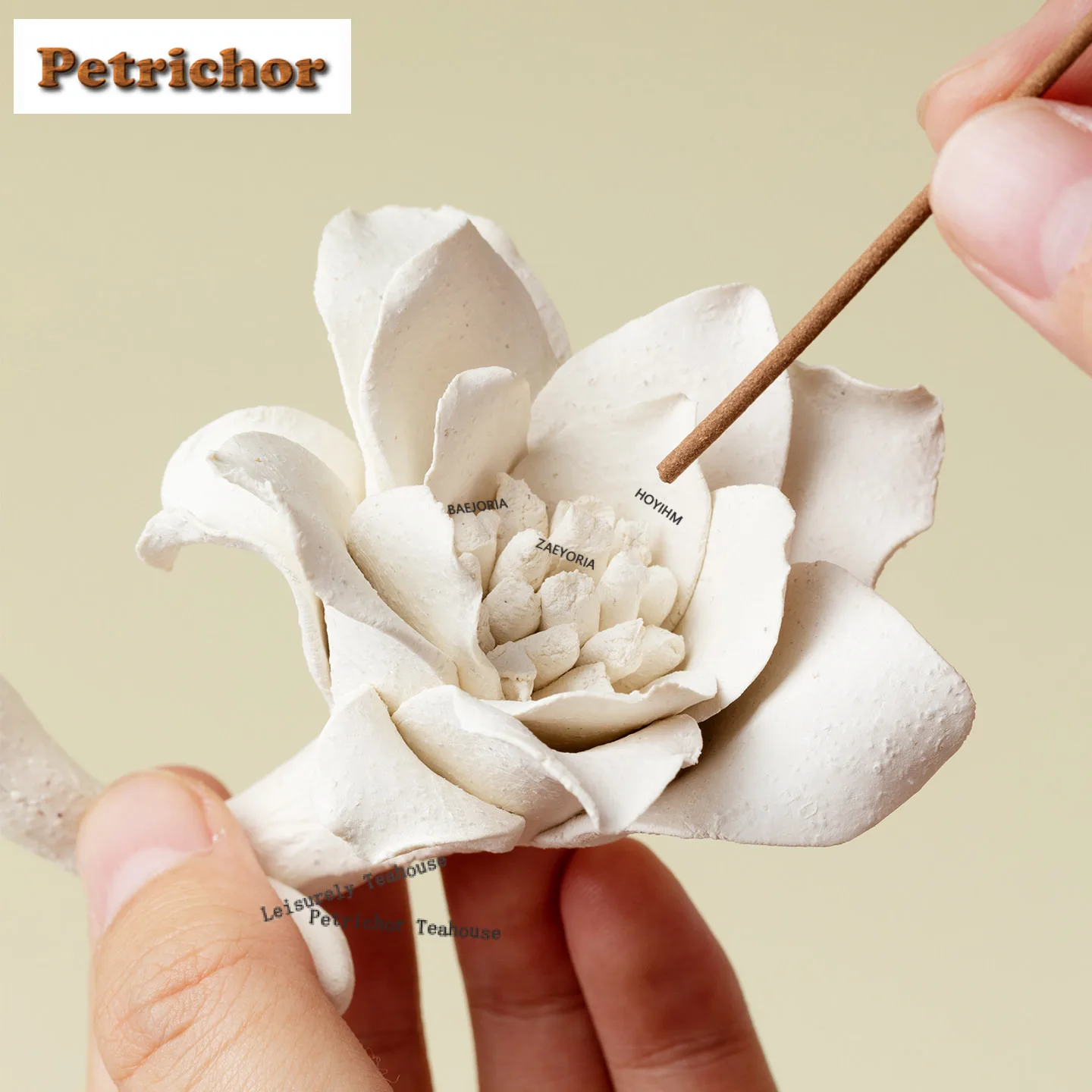 Handmade Flower Incense Holder Zen Garden Incense Burners Consecrate Scented Aromatic Candles Censer Cafes Accessories Craft