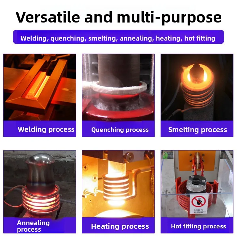 Factory direct supply Adjustable temperature Digital induction heater High heating machine crusher