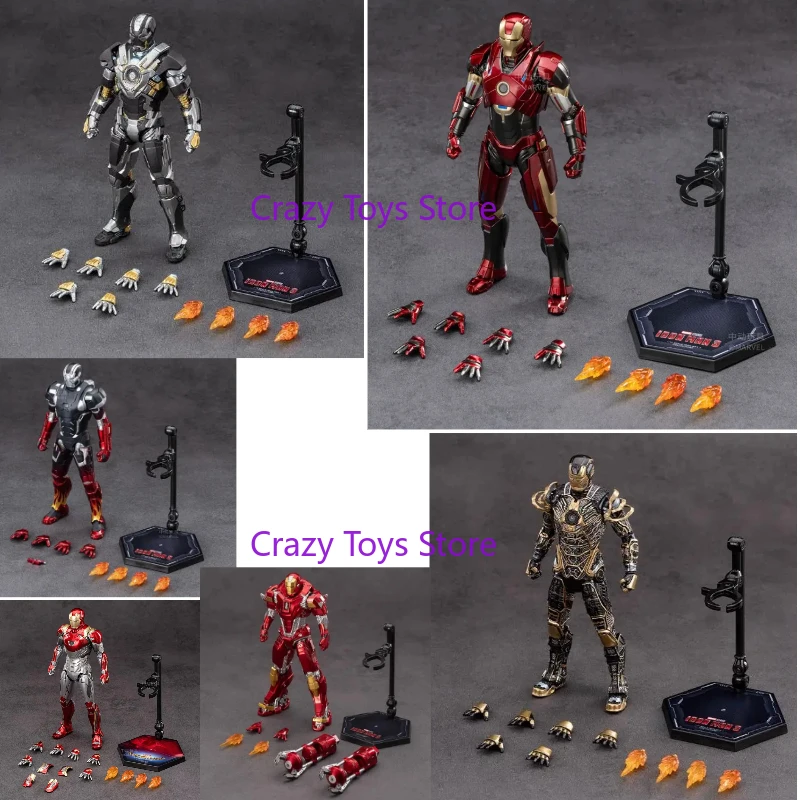 

In Stock 18cm Iron Man Posable PVC Action Figure Articulated Posable Toy Model Collection Room Desktop Avengers Boys Gift