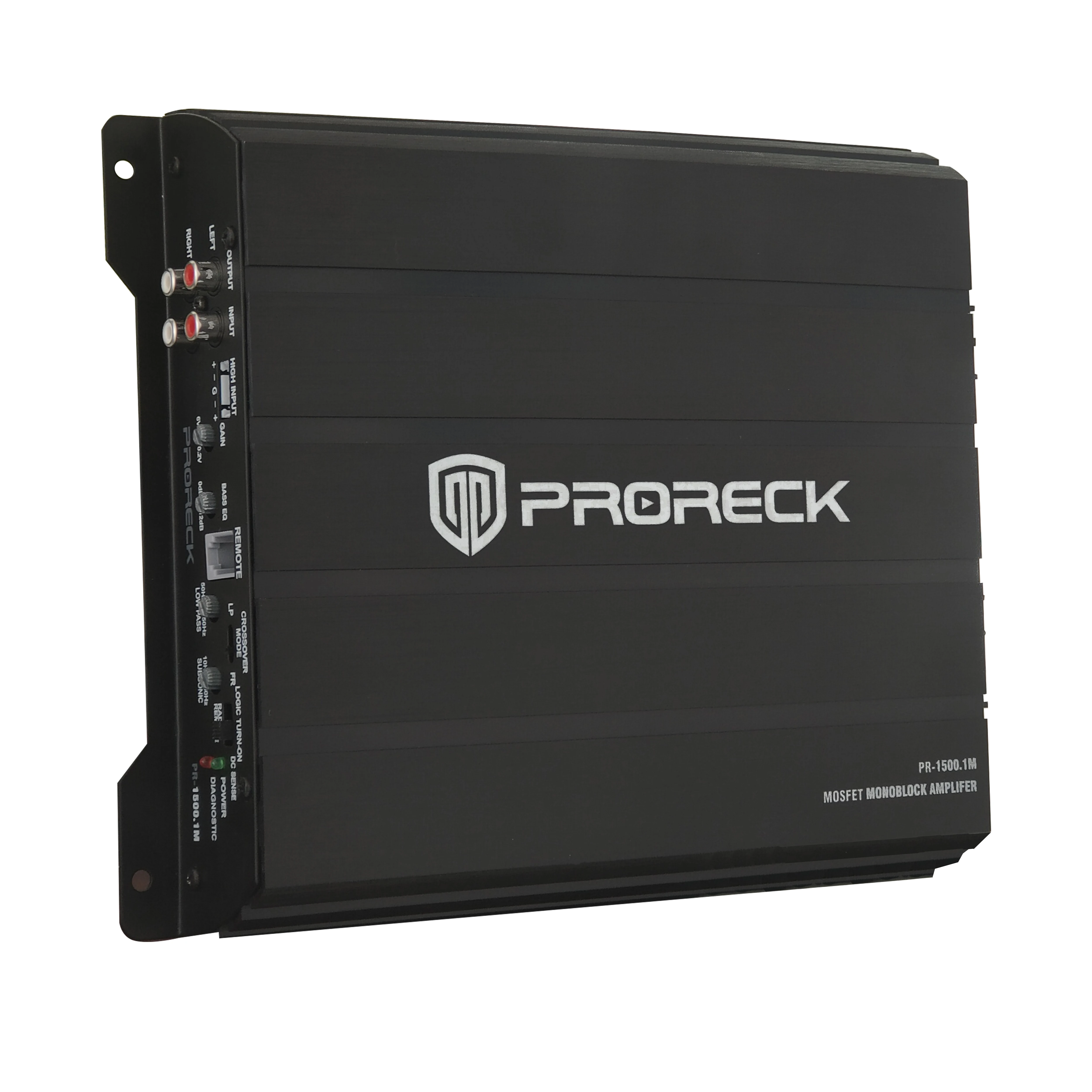 PRORECK PR-122M 1500W Dual 12 inci Kotak Subwoofer Mobil Audio dengan Subwoofer, Amplifier Mono Block dan Kit Instalasi Kabel