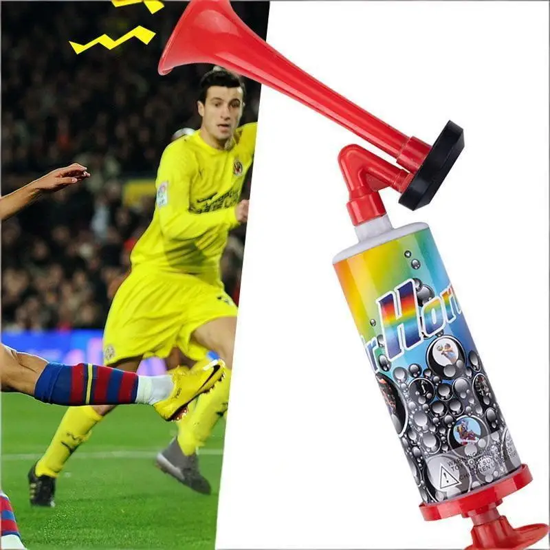 1Pc Reusable Cheering Horn Suitable For Football Fields, Rowing, Sporting Events, And Birthday Parties Occasions.