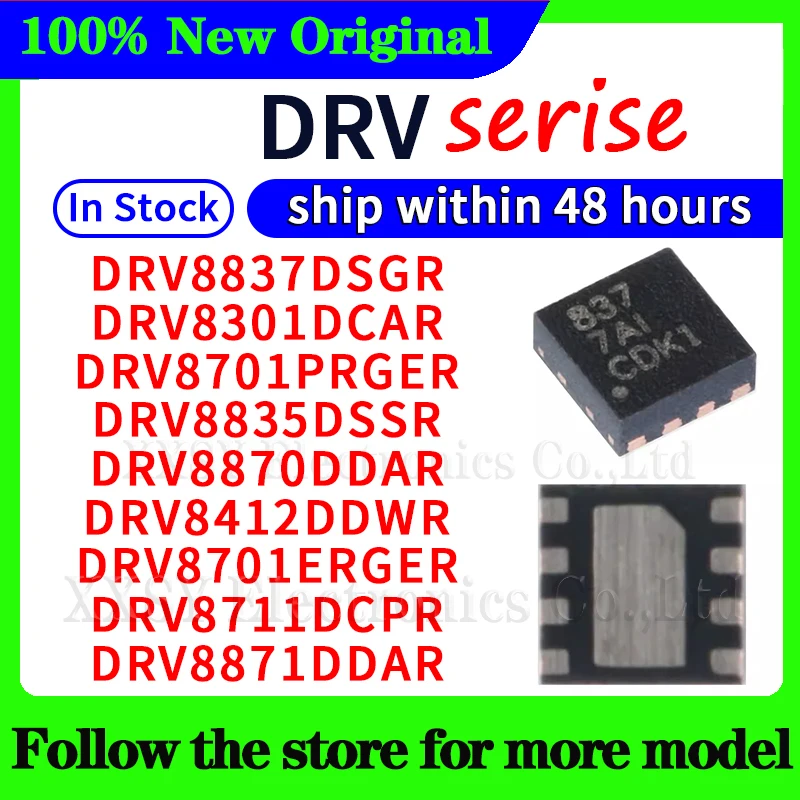 

DRV8837DSGR DRV8301DCAR DRV8701PRGER DRV8835DSSR DRV8870DDAR DRV8412DDWR DRV8701ERGER DRV8711DCPR DRV8821DCAR DRV8871DDAR