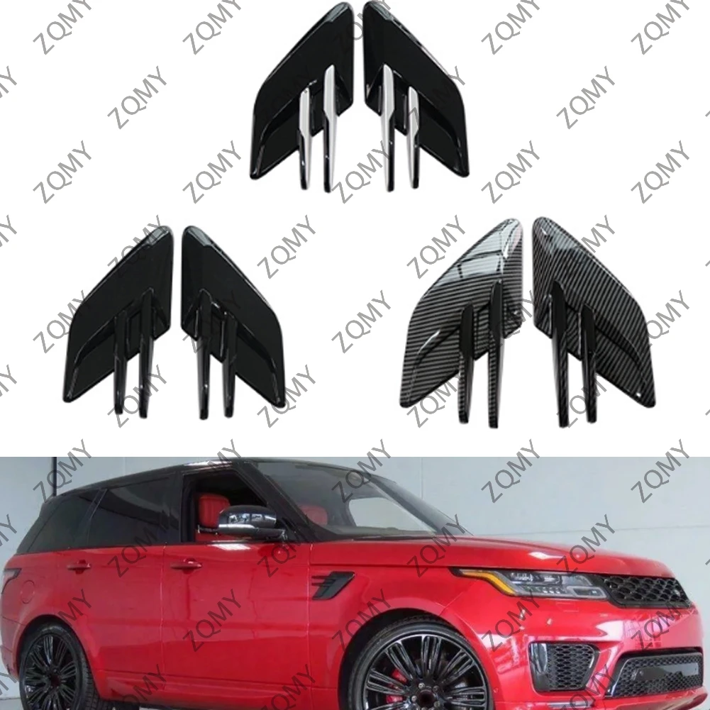 

2pcs For Land Rover Range Rover Sport 2018 2019 2020 Front Fender Grille Air Vents Grill ABS Decorative Car Parts