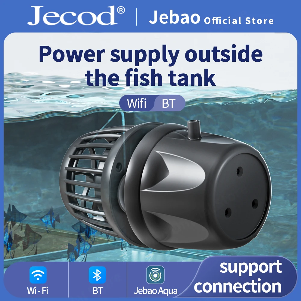 

Jebao Jecod DMP 5-25 Series New WIFI BT App Control Freshwater Saltwater Fish Tank Intelligent silent water pump wave maker