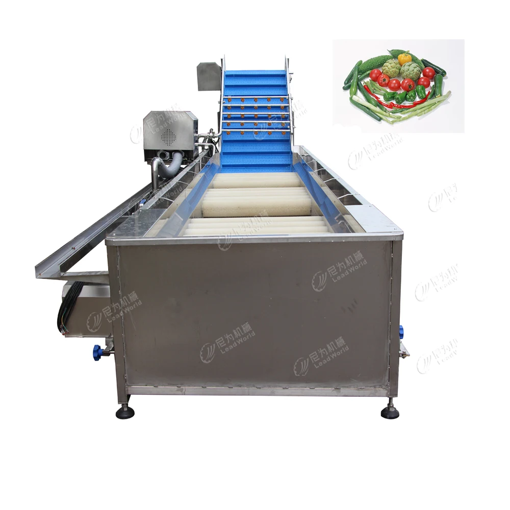 High Efficiency Vegetable and Fruit Washing Cleaning Machine Popular for Green Coconut Fruit and Vegetable Cleaner