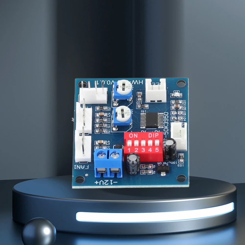 4-Wire High-Temp Fan Temperature Control Module DC 12V Fan Temperature Control Speed Controller PWM PC CPU