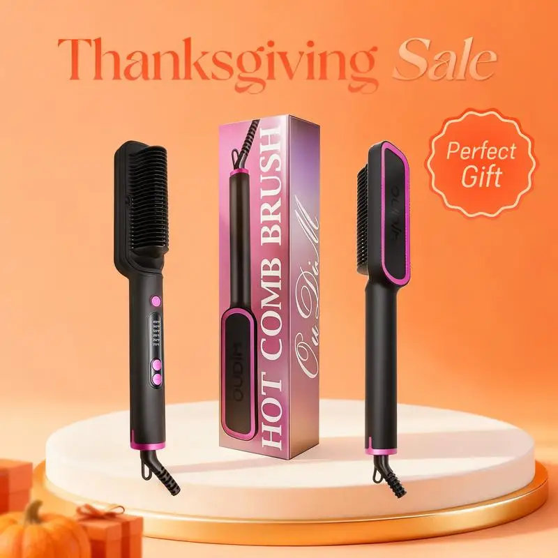 

Щетка-выпрямитель для волос, ионная щетка для выпрямления волос, утюжок для женщин, расческа для выпрямления волос против ожогов для домашнего салона