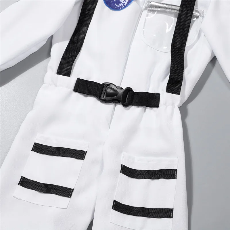 Kids Astronaut Costume Role Play Spaceman Suit Halloween Performance Outfit Boys and Girls Campus holiday Party Clothes view 5