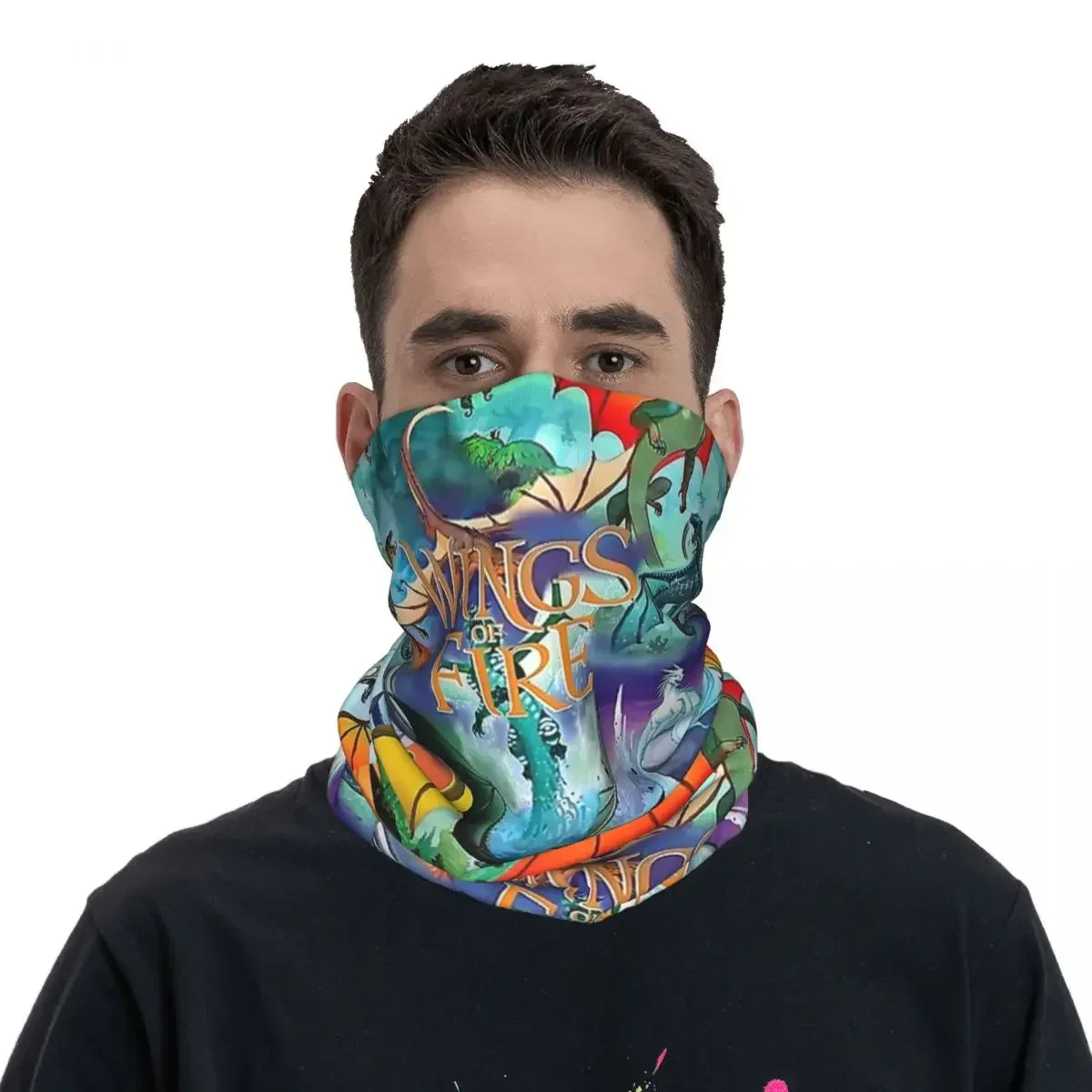 Wings Of Fire All Dragon Series Bandana Neck Cover Printed Mask Scarf Multifunction Balaclava Cycling For Men Women Adult