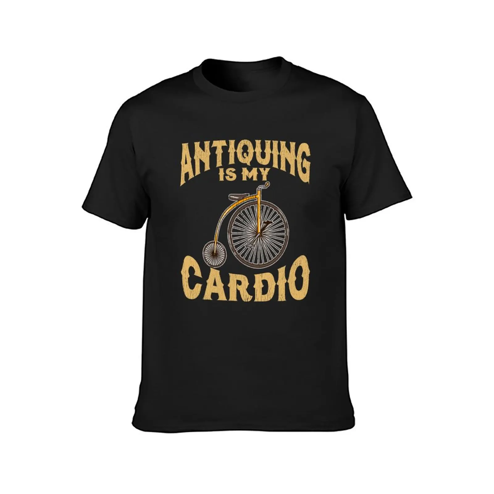 ANTIQUING IS MY CARDIO T-Shirt quick-drying customizeds Blouse oversizeds mens t shirts pack