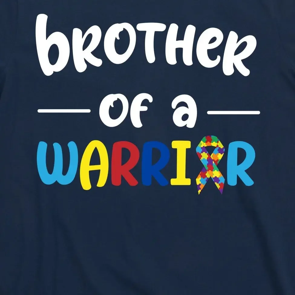 Brother of A Warrior Autism Awareness T-Shirt New 100% Cotton O-Neck Summer Short Sleeve Casual Mens T-shirt Size S-3XL