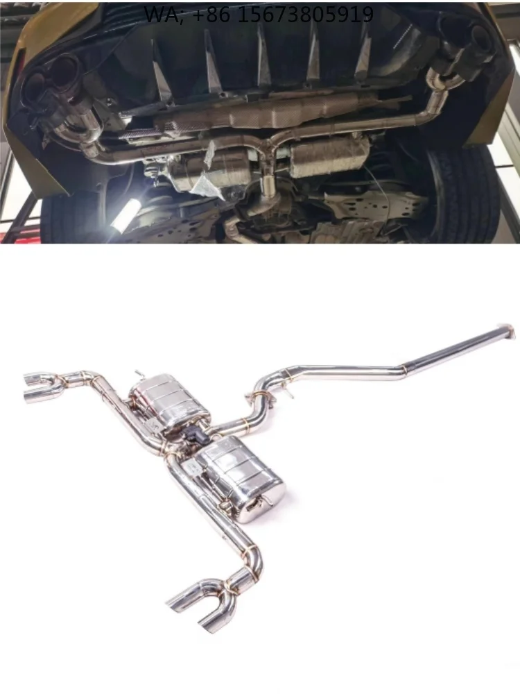 

For Compatible 2019+ LYNK & CO 03+ 2.0T 4WD 304 Stainless Steel Catback Valvetronic Exhaust System Muffler