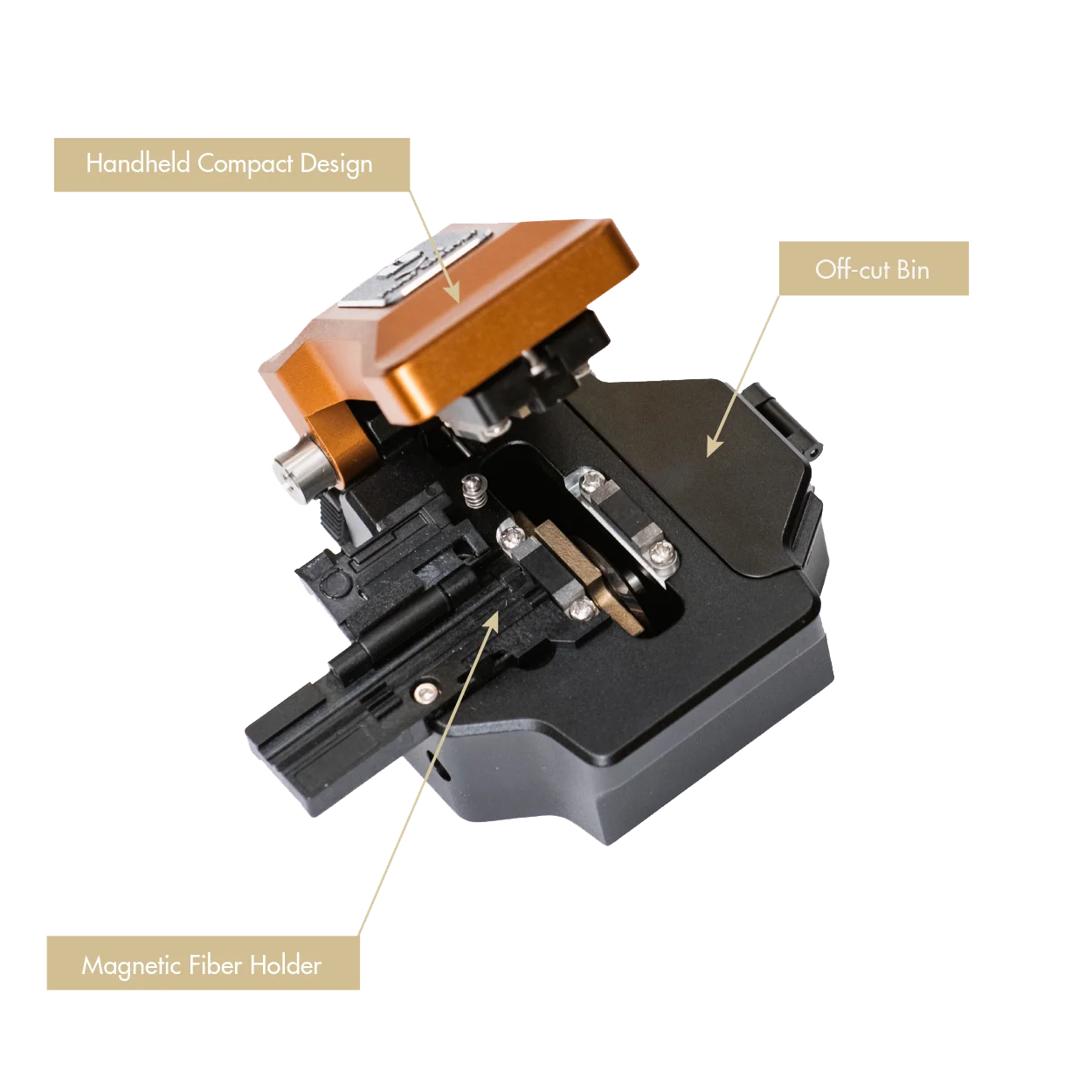 High Precision Handheld Fiber Cleaver V1 One-step Cleaver Automatic Cutting Tool Ribbon Fiber Cleaver V1 Cutter