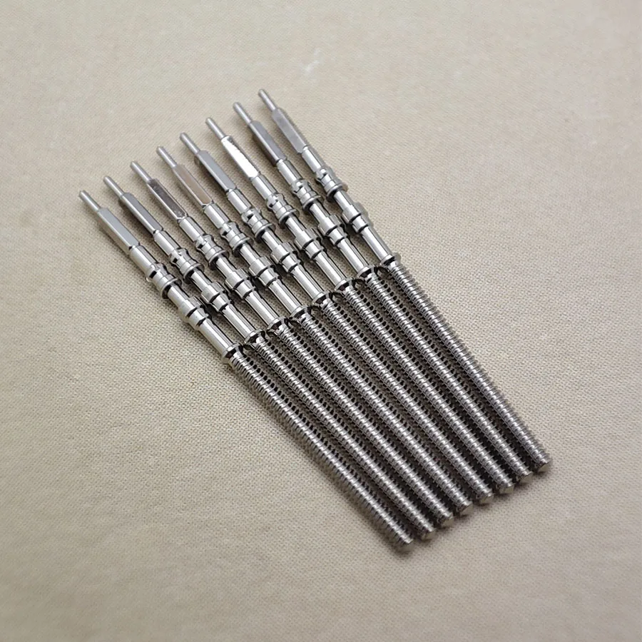 Original Watch Steel Stem Crown Kit, peça sobresselente Movimento, acessório de substituição, NH35, NH36, NH38, NH39