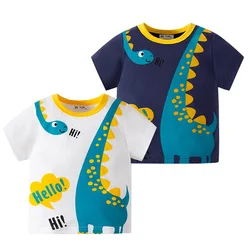 Lightweight and Comfortable Boys' Summer T-Shirts in Soft Cotton Toddler Tees Kids Clothes