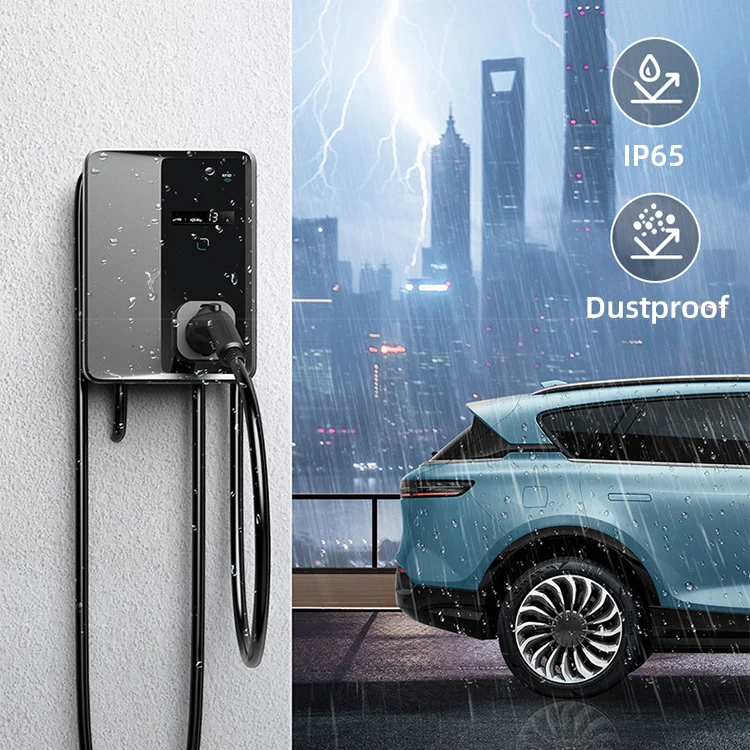 

Latest Home EV Wallbox Charging Station 240v Single Phase Electric Car Charger with UK Plug Blueetoth and RFID Card