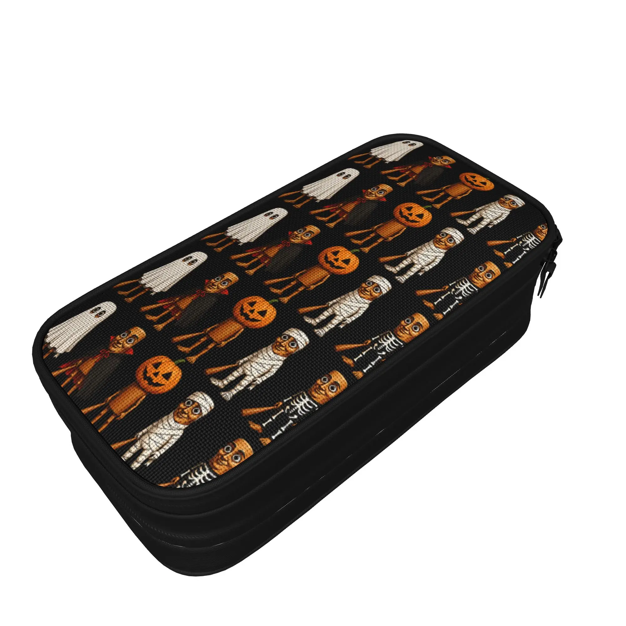 Funny Halloween Tung Sahur Pumpkin Skeleton Vampire Ghost Pencil Case Pencil Box Boys College Back To School Pencil Cases