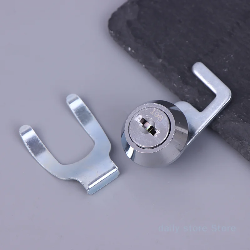 Mini Cam Lock With Quick Clip For Cash Tray Box Drawer Lock Money Case Cabinet Airbox Mailbox Toolbox Lock Cylinder Spare Parts