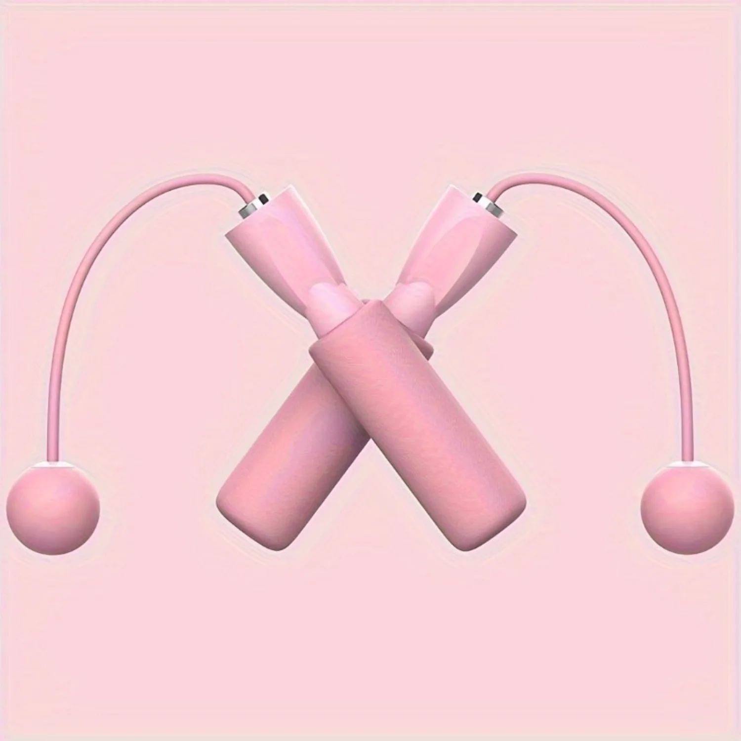 

2-Pack Cordless Weighted Jump Ropes for Exercise and Fitness - Improve Physical Condition and Flexibility. Perfect for Ages 14 &