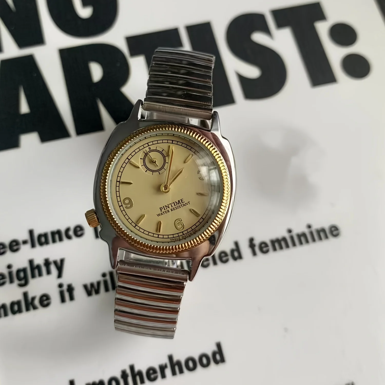 CILOA Japanese Mid-century Spring Men's Watch, Vintage Old Money Aesthetic Niche Design Luxury Gift Wristwatch, Perfect Holiday