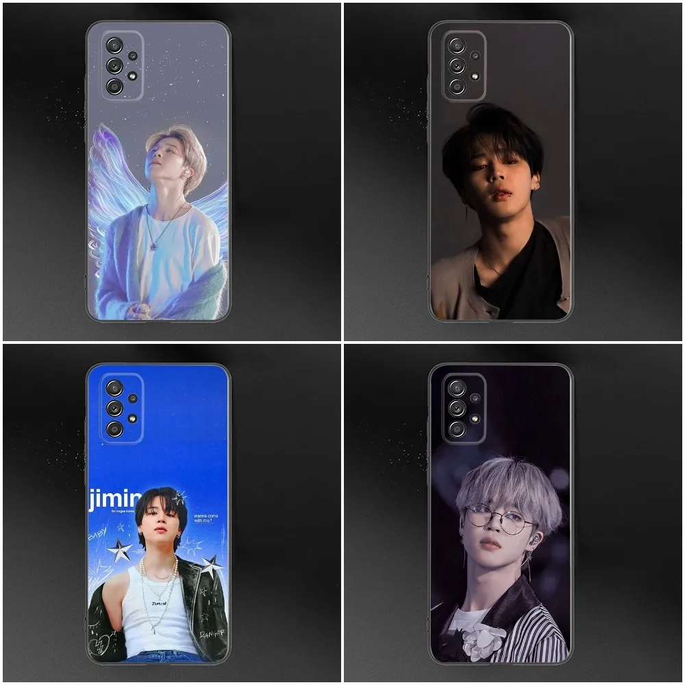 Singer J-JIMINS- Phone Case For Samsung S24,S23,S22,S21,S20,S10,S10E,S9 Plus FE Note 20 Ultra 10,9 Plus Black Cover Shell