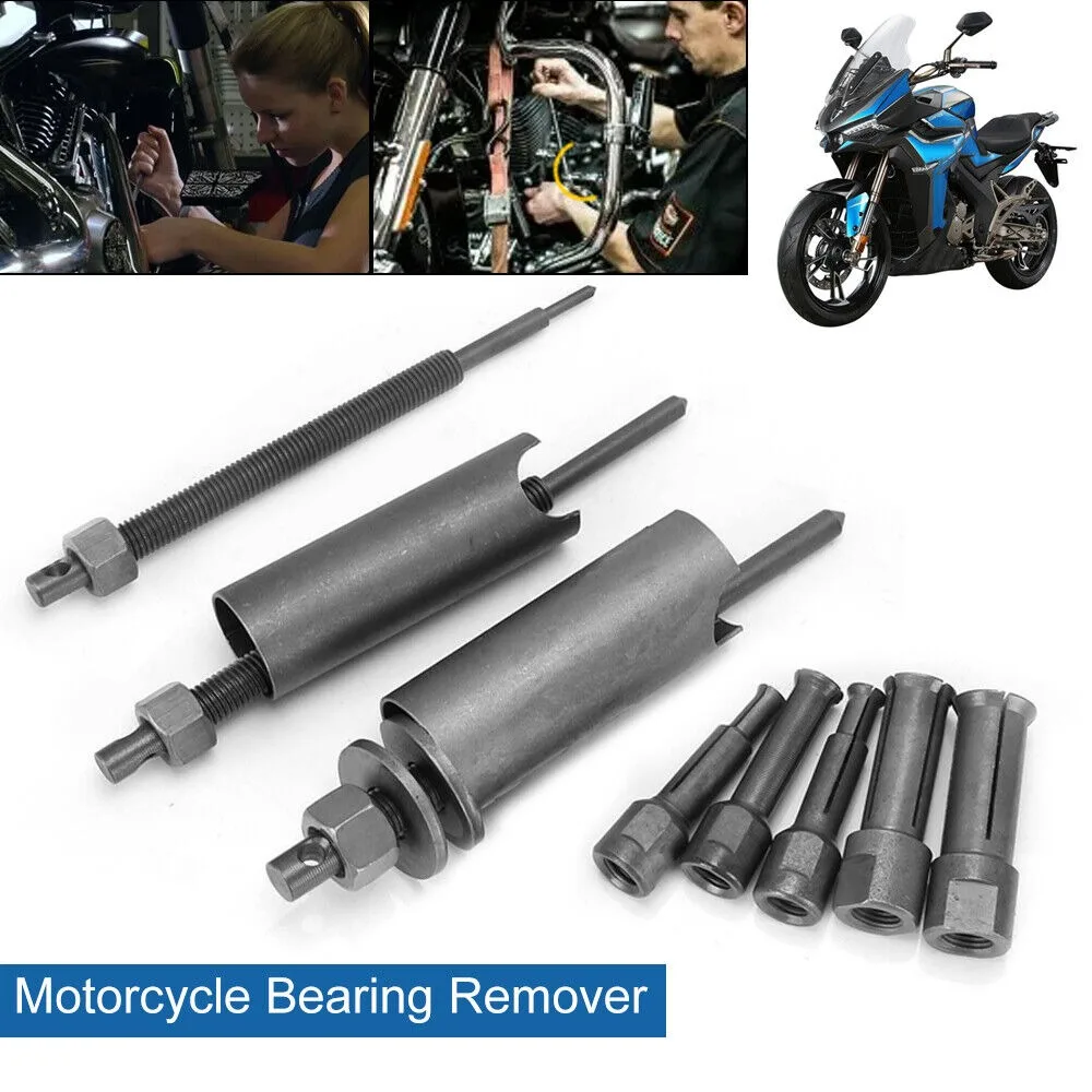 12Pcs 9-23mm Motorcycle Bearing Puller Kit Wheel Gear Remover Hand Tools Bearing Extractor Kit