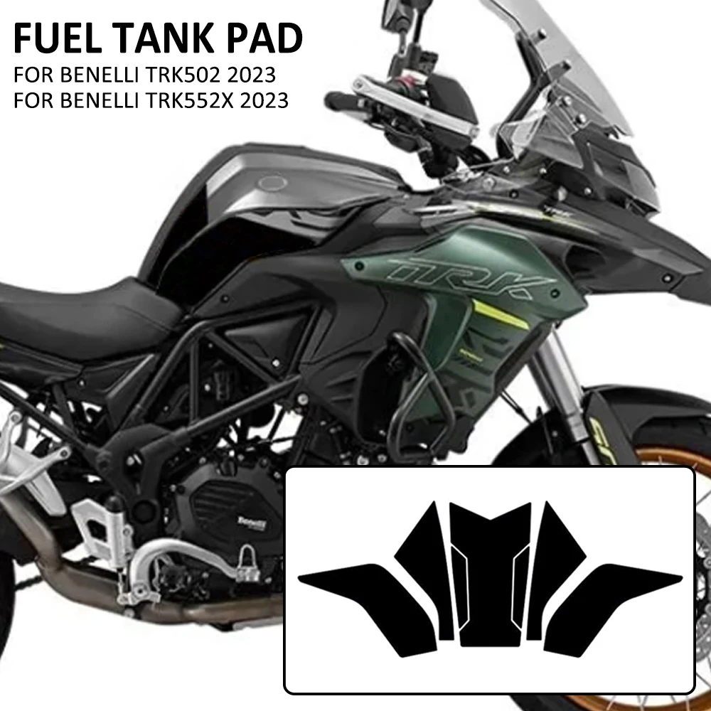 

Motorcycle Anti Slip Fuel Oil Tank Pad Side Knee Grip Decal Protector Sticker Pads For Benelli TRK502 TRK552X TRK 502 552X 2023