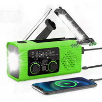 Amazon Japan Multi-Function Solar Hand-Cranked Charging Emergency Radio Mobile Phone Charger LED Lighting Disaster Prevention