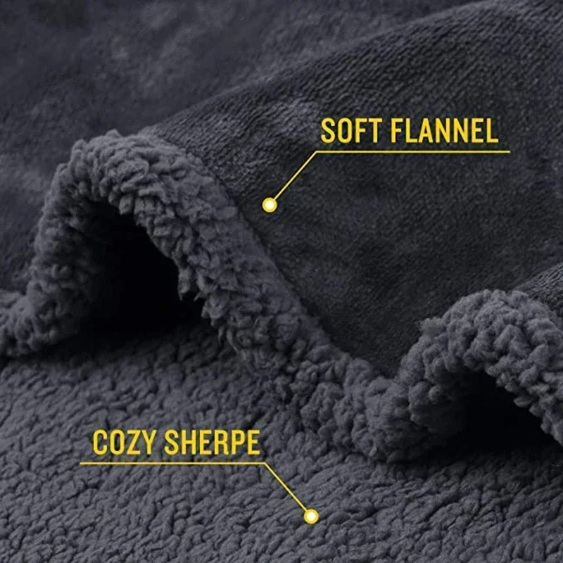 Luxury Shaggy Blankets Winter Warm Cosy Romantic Couple Waterproof Blanket-Thickened Large Size Blanket Microfibre-Blanket Home