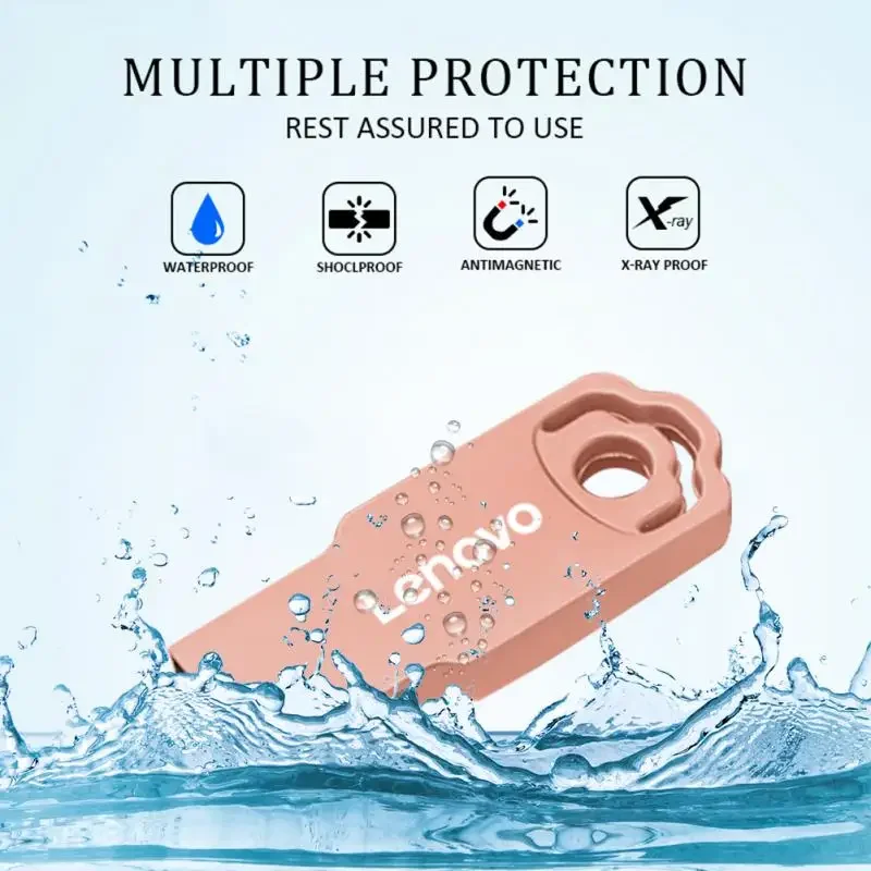 Lenovo USB Flash Drive Lightning Interface 2 IN 1 USB3.0 Pen Drive 1TB 2TB TYPE-C Pendrive Usb Memory Disk For Android/iphone