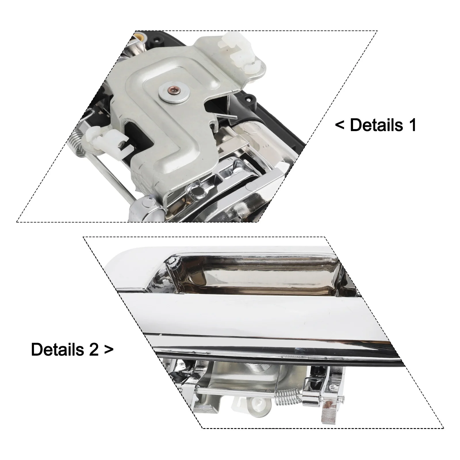 

Для Isuzu D-Max 2.5TD хромированная ручка задней двери, доступ к задней двери, простой доступ, решение для задней двери, внешний стиль, прецизионная посадка