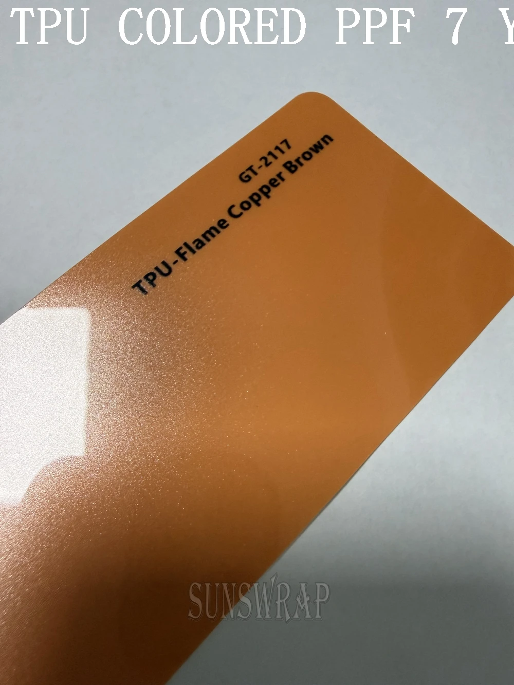 TPU Flame Copper Brown PPF Vehicle Wrap Film Car Body Decals and Paint TPU Color Changing Film 5x52ft/roll